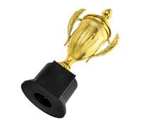 SUPVOX Small Gold Plastic Trophy for Cover Versatile Award Cup for Sports Competitions Party Favors Office and Classroom Decoration Eye-catching Prize for Winners
