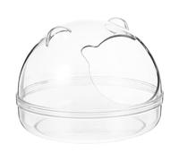 SUPVOX Small Pet Bath Basin Dustproof Hamster Bath Room Medium Size Guinea Pig Toilet for Comfortable Bathing and Hygiene