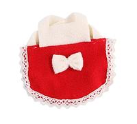 SUPVOX Small Pet Vest Hamster Guinea Pig Puppy Clothes Easy On/off Breathable Bow Embellishment