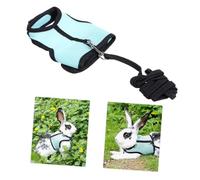 SUPVOX Small Pet Vest Harness Traction Rope for Rabbits and Squirrels Breathable PVC Mesh Comfortable Pulling Leash for Outdoor Exercise and Safe Exploration