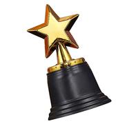 SUPVOX Small Plastic Star Trophy for Competitions and Awards Lightweight Durable Prize Cup for Sports Early Learning and Party Favors Compact Design for and Classroom Decoration