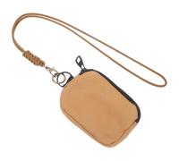 SUPVOX Small Portable Outdoor Coin Purse with Lanyard, Multifunctional Travel Wallet Organizer for Keys, Credit Cards, Earphones, and Small Accessories in Military Green