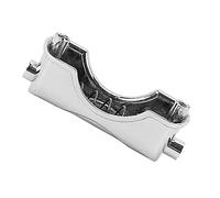 SUPVOX Snare Drum Lug Double-end Oval Drum Claw Hook in Silver Metal Easy to Install Replacement Part
