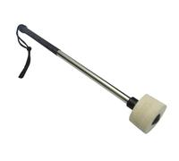 SUPVOX Snare Drum Mallet Stainless Steel Handle Wool Felt Head Drum Stick Percussion Mallets Accessories for Marching Band