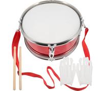 SUPVOX Snare Drum Toy to Promote Fine Motor Skills Red with Strap, Educational Percussion Instrument Lightweight Steel and Abs Material Kids for Future Artists and Childrens Music Play