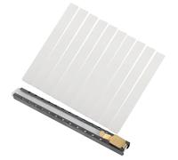 SUPVOX Soapstone Marker Set Welding Chalk Markers Flat Soapstone Pen Holder with Precision Marking Organized Storage for Metal Surfaces Indoor Outdoor Use