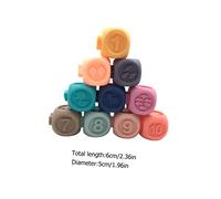 SUPVOX Soft Educational Stacking Puzzle for Early Learning Development Hand Eye Coordination Teaching Tool Random Color