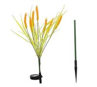 SUPVOX Solar Wheat Garden Lights LED Outdoor Lawn Solar Stake Lights for Patio Walkway Decoration
