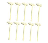 SUPVOX Solid Wooden Mini Hammers for Creative DIY Crab Mallet Tool Educational Wooden Hammer for Seafood Cracking and Play