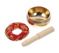 SUPVOX Sound Bowl Meditation Set Includes 7 Chakra Singing Bowl Gong Bell Meditation Bell Perfect for Relaxation Random Color