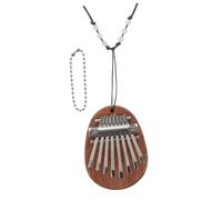 SUPVOX Sound Wood Thumb Piano Portable Mini Finger Instrument Lightweight Handheld Kalimba Music for Men Women with Smooth Surface and Hanging Drop Design