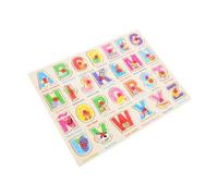 SUPVOX Spanish Educational Puzzle Board for Montessori Alphabet Matching with Early Learning Spanish Language Recognition for Preschoolers