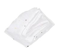 SUPVOX Splash-proof Birdcage Cover with Breathable Gauze Mesh, White 41cm High, Dustproof Bird Cage Cover Accessory for 35x46cm Large Parrot and Budgie Cages, Night Use Birdcage Netting