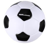 SUPVOX Sports Ball Piggy Bank Vinyl Coin Bank for Boys and Desktop Money Saving Decor Large Capacity Football Shape Gift