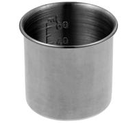 SUPVOX Stainless Steel 304 Thickened Sauce Container 60ml Small Condiment Cup for Salad Dressing and BBQ Dipping Suitable for Kitchen and Outdoor Use