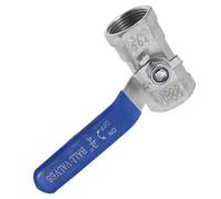 SUPVOX Stainless Steel Female Ball Valve with Internal Threaded Design and Leak Prevention, Sturdy High Temperature Resistant Valve for Household and Pipe Water Control