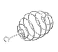 SUPVOX Stainless Steel Fishing Feeder Bait Cage Spring Coil Inline Feeder for Carp Fishing Equipment Portable Bait Holder Supply