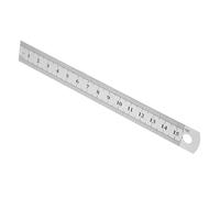 SUPVOX Stainless Steel Guitar Neck Notch Ruler 15Cm 6-Inch String Action Gauge and Center Finding Measuring Tool for Luthier and Electric Bass String Adjustment