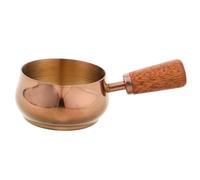 SUPVOX Stainless Steel Ramekin Dipping Sauce Cup with Wooden Handle 60Ml Sauce Bowl for Party Dinners and Kitchen Use