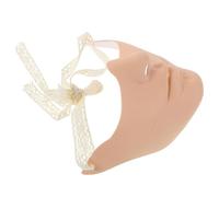SUPVOX Steampunk Half Face Mask for Men in Mechanical Style, Beige Plastic Material, Comfortable Wear and Resistant to Damage, for Cosplay and Costume Parties Masquerade Accessory