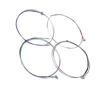 SUPVOX Steel Violin Strings Set of 4 for 4/4 Violin with G D A E Specifications, Silver Steel Core Strings Suitable for Beginning Students and Professional Use