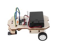 SUPVOX Stem DIY Electric Vehicle Kit for Build Your Own Line Following Car for Educational Science Experiments Family Activities Enhances Skill Development Parent Bonding