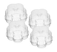 SUPVOX Stove Knob Covers Plastic Child Safety Resistant to Tear 4pcs for Gas Stove Top Baby Proof Protection for Kitchen Use
