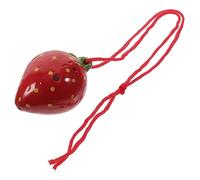 SUPVOX Strawberry Ocarina Wind Instrument for Beginner Practice Creative Solid Material Smooth Surface Adorable Fruit Design and Wear Resistant Music Random Color