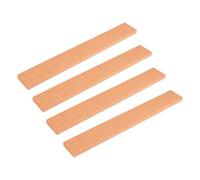 SUPVOX Strips Material Frameless Synthetic Cork 5 X 38cm Bar Bulletin 4pcs Easy to Install Cork Display Boards for Home and Classrooms