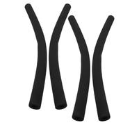 SUPVOX Stroller Handlebar Covers for Enhanced Comfort Black Sponge 4pcs with Comfortable Grip Universal Pushchair Armrest Protector Sleeve and Sturdy Use and Wide Applicability