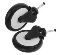 SUPVOX Stroller Wheels Rubber Front Replacement Pram Casters for Boy Girl Walker Pet Dog Pushchair Easy Installation