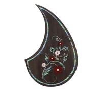 SUPVOX Sturdy Plastic Guitar Pickguard Decal Creative Appearance Design for 39-41 Inch Acoustic Guitars Protective and Decorative Anti-scratching Sticker Easy to Apply Random Color