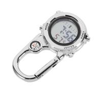 SUPVOX Stylish Women's Pocket Fob Watches Featuring a Multifunctional Hanging Watch with Mini Carabiner, Stainless Steel and Zinc Alloy Material, for Mountain Climbing and Outdoor