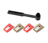 SUPVOX Stylus Kit for Turntable Precious Stone Cartridge Needle Cleaning Brush for Vinyl Records Phonograph Replacement Stylus Cleaner Kit