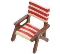 SUPVOX Summer Beach Decorations Mini Chair Resin Miniature Chair Ornament for Boys and Girls Decorative Miniature Stuff