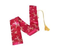 SUPVOX Tai Chi Sword Carrying Bag Silk Storage Pouch with Butterfly Pattern, Lightweight Martial Arts Sword Case for Travel and Fencing Equipment, 5"X53" Purple Background