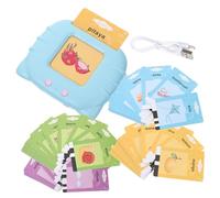 SUPVOX Talking Flash Cards Educational for Early Learning Bilingual Audio Language Learning with Sensory and Cognitive Development