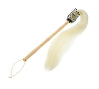 SUPVOX Taoist Horsetail Whisk Duster Handheld Decorative Brush for Rituals Lightweight and Compact Vivid Ornamental Accessory for Home Decor and Costumes