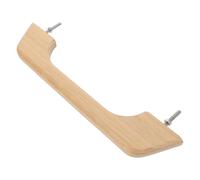 SUPVOX Teak Wooden Pull Handle, Wooden Drawer Pull, Khaki, Installation Accessories, for Furniture and Wardrobe, Motorhome and Yacht