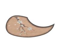 SUPVOX Teardrop Shaped Guitar Pickguard Decal Wood Grain Pattern Guitar Scratch Plate Pickguard Protection Supply