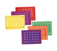 SUPVOX Telepathic Number Card Magic Toys 5 Decks Mind Reading Tricks for Stage Party Entertainment Interactive Mentalist Game