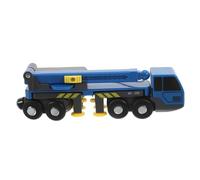 SUPVOX Telescopic Crane Truck Engineering Car with Swiveling Crane Plastic Support Legs for Stability Enhances Hand Eye Coordination Problem Solving Skills