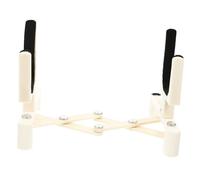SUPVOX Telescopic Foldable Violin Frame Display Stand Portable Violin Storage Rack with Protective Soft Contact Surface for Stable Support
