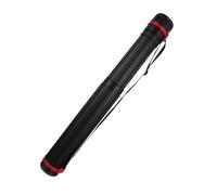 SUPVOX Thick Telescoping Drafting Tube with Strap, Black Small Poster Storage Tube for Artwork and Blueprint Transport, Vertical Telescoping Document Holder for Artists and Students