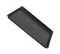 SUPVOX Thickened Black Pet Cage Tray 43.5x32.4cm Replacement Crate Pan for Dogs Birds Rabbits, Sturdy Plastic Pee Pad Base for Small Animal Kennels