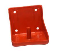 SUPVOX Thickened Livestock Licking Brick Box Red Multinutrient Salt Feeder for Cattle Sheep Horses Plastic and Iron Animal Husbandry Supply Suitable for Farm and Commercial Random Color