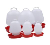 SUPVOX Thickened Plastic Poultry Water Feeding Dispenser for Chickens Pigeons Ducks Quail Automatic Non Leak Drink Cup for Home Farm Use Easy Clean and Water Saving Poultry Drinker