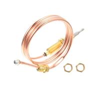 SUPVOX Threaded Gas Thermocouple Sensor Replacement High Temperature Type Temperature Probe for Gas Fireplaces Patio Heaters Fire Pits and Bbq Grills