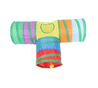 SUPVOX Three Channel Cat Toy Foldable Rabbit Tunnel Tunnel Pet Plaything for Cats and Hamsters Activity