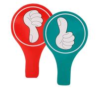 SUPVOX Thumbs up Thumbs down Voting Paddles Set, Double-sided 14x22cm Foam Kt Board, Portable Classroom Game Voting Board for Student Interaction and School Judging